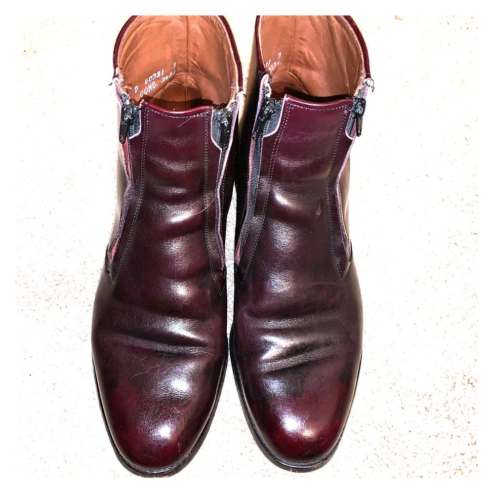 Allen’s Edmonds brown leather boot